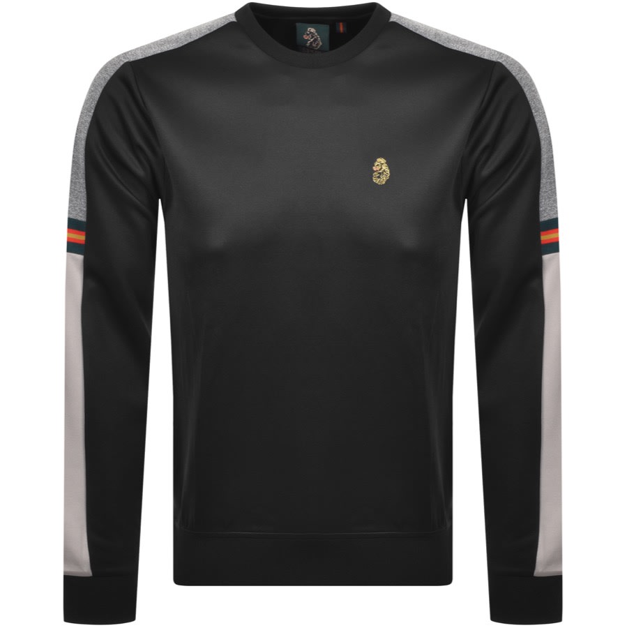 Alternative Image for ProductLuke 1977 Patter Colour Block Sweatshirt Black1